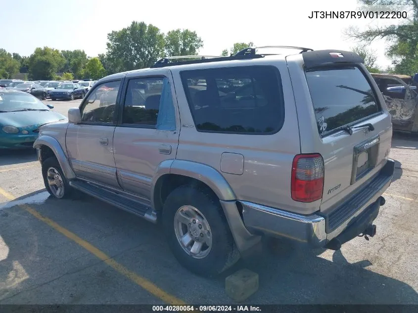 1997 Toyota 4Runner Sr5 V6 Limited VIN: JT3HN87R9V0122200 Lot: 40280054