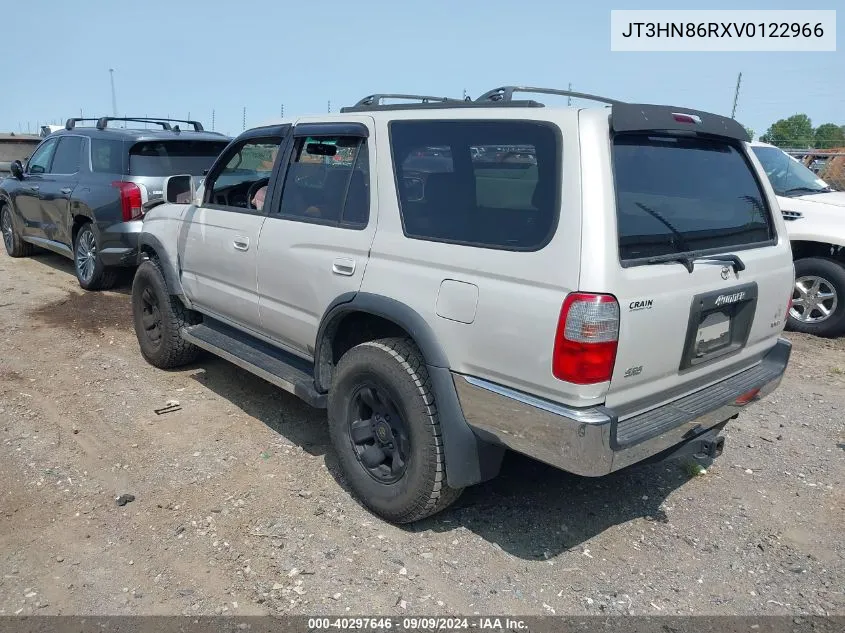 1997 Toyota 4Runner Sr5 V6 VIN: JT3HN86RXV0122966 Lot: 40297646