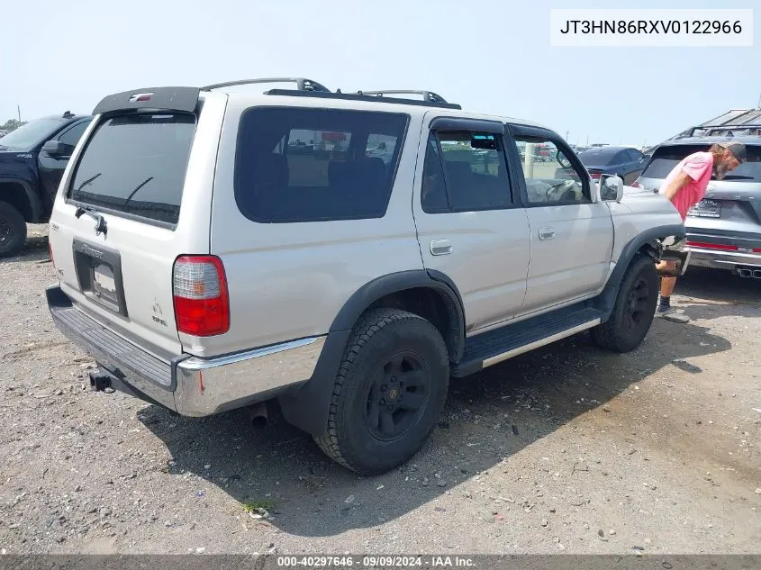 1997 Toyota 4Runner Sr5 V6 VIN: JT3HN86RXV0122966 Lot: 40297646