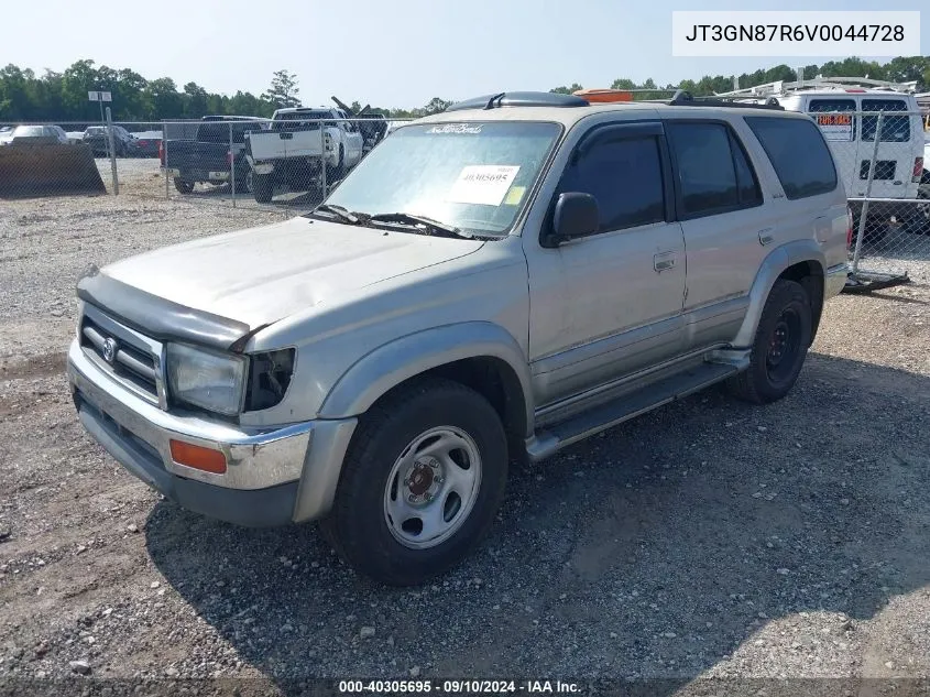 1997 Toyota 4Runner Sr5 V6 Limited VIN: JT3GN87R6V0044728 Lot: 40305695