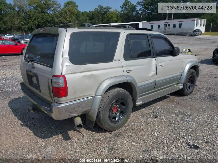 1997 Toyota 4Runner Sr5 V6 Limited VIN: JT3GN87R6V0044728 Lot: 40305695