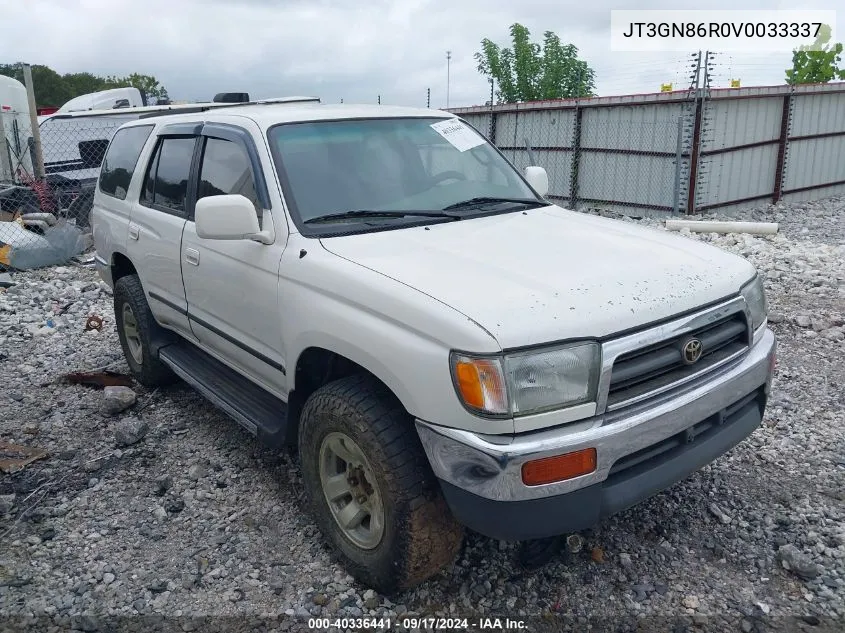 1997 Toyota 4Runner Sr5 V6 VIN: JT3GN86R0V0033337 Lot: 40336441