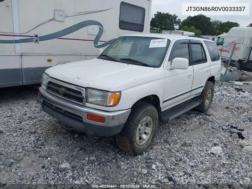 1997 Toyota 4Runner Sr5 V6 VIN: JT3GN86R0V0033337 Lot: 40336441