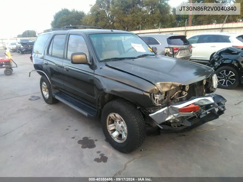 1997 Toyota 4Runner Sr5 V6 VIN: JT3GN86R2V0040340 Lot: 40350456