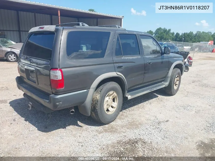 1997 Toyota 4Runner Sr5 V6 VIN: JT3HN86R1V0118207 Lot: 40356727