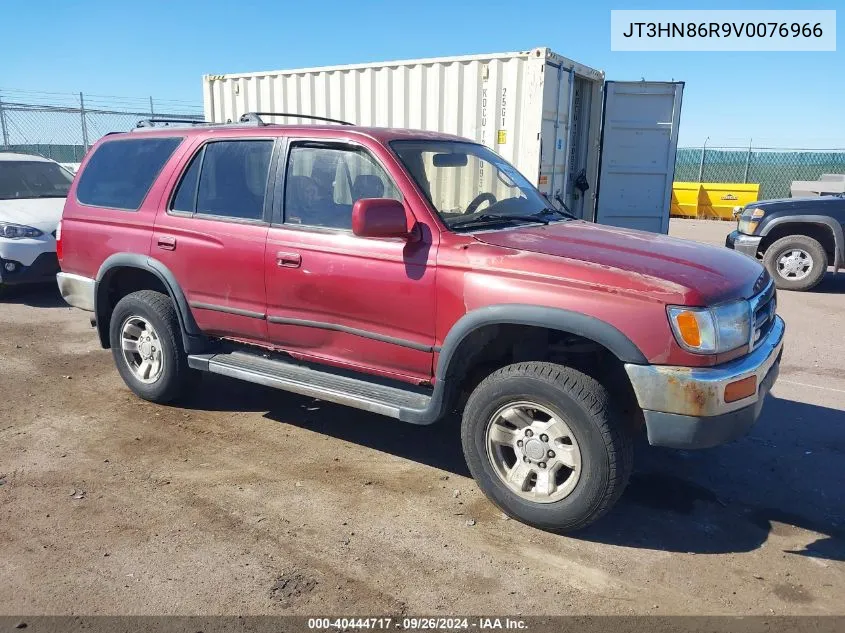 1997 Toyota 4Runner Sr5 V6 VIN: JT3HN86R9V0076966 Lot: 40444717