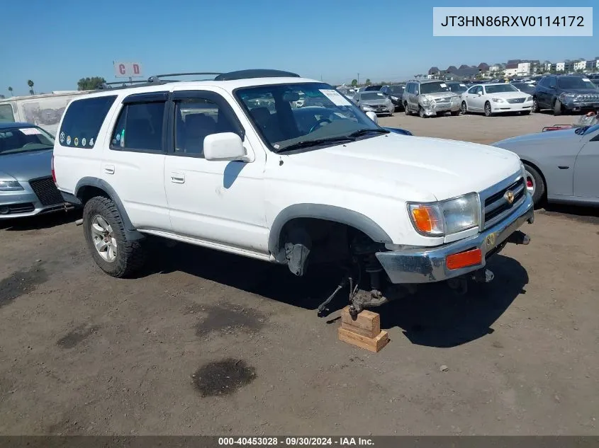 1997 Toyota 4Runner Sr5 VIN: JT3HN86RXV0114172 Lot: 40453028