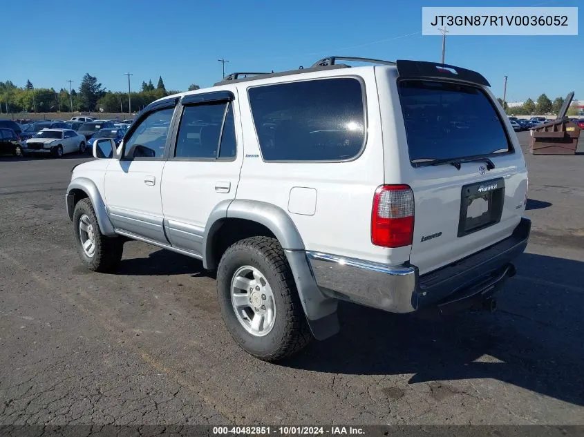 1997 Toyota 4Runner Limited VIN: JT3GN87R1V0036052 Lot: 40482851