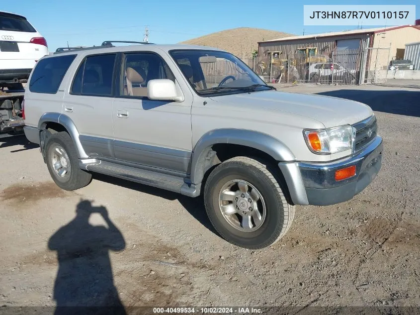 1997 Toyota 4Runner Sr5 V6 Limited VIN: JT3HN87R7V0110157 Lot: 40499534