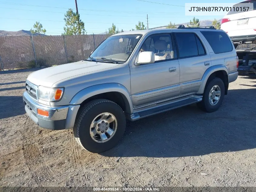 1997 Toyota 4Runner Sr5 V6 Limited VIN: JT3HN87R7V0110157 Lot: 40499534