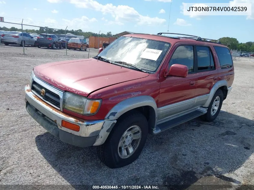 1997 Toyota 4Runner Sr5 V6 Limited VIN: JT3GN87R4V0042539 Lot: 40530445