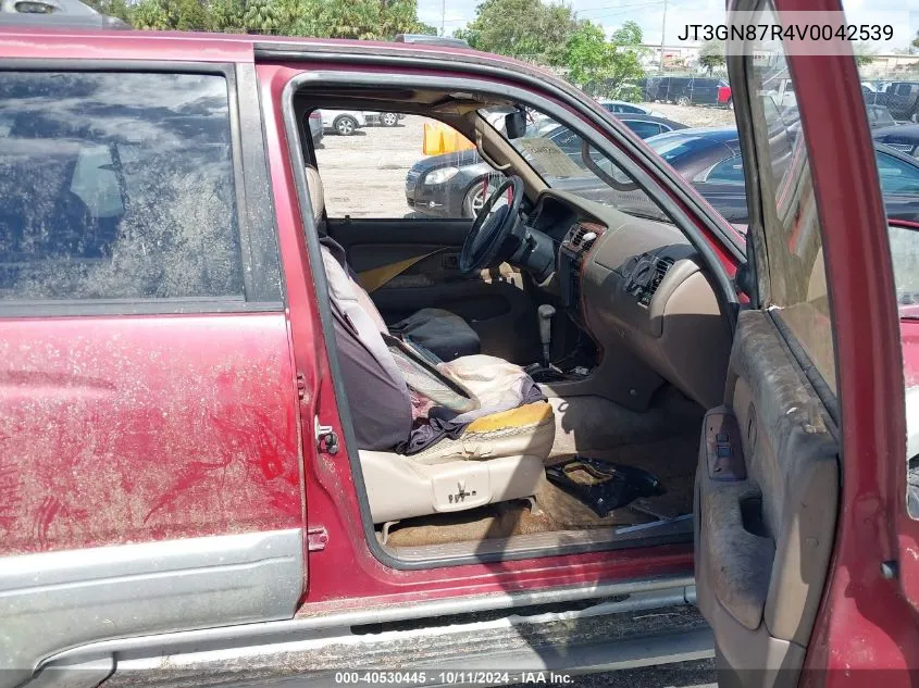 1997 Toyota 4Runner Sr5 V6 Limited VIN: JT3GN87R4V0042539 Lot: 40530445