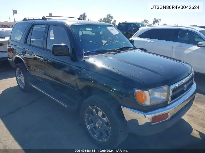 1997 Toyota 4Runner Sr5 V6 VIN: JT3GN86R4V0042624 Lot: 40548154