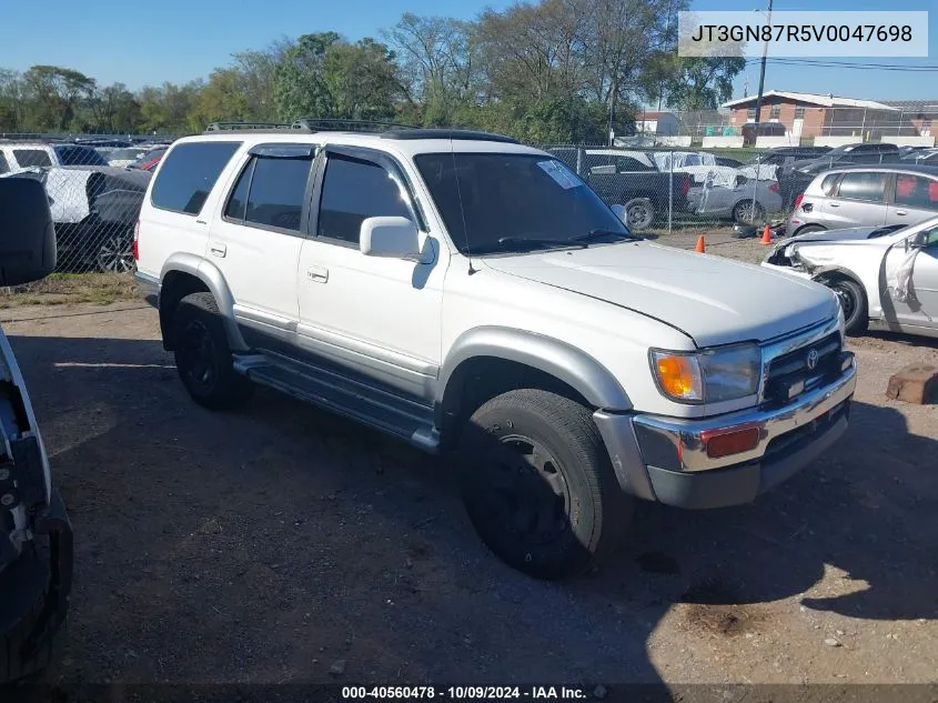 1997 Toyota 4Runner Sr5 V6 Limited VIN: JT3GN87R5V0047698 Lot: 40560478