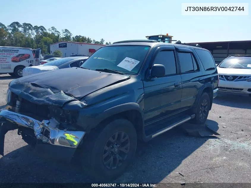 1997 Toyota 4Runner Sr5 VIN: JT3GN86R3V0042744 Lot: 40563747