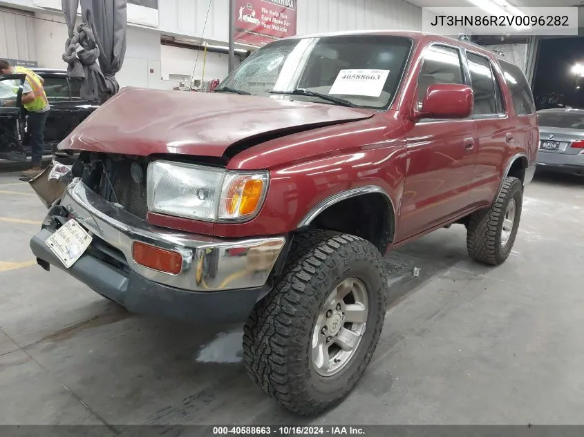 1997 Toyota 4Runner Sr5 V6 VIN: JT3HN86R2V0096282 Lot: 40588663