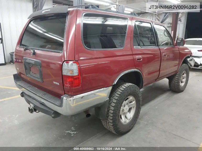 1997 Toyota 4Runner Sr5 V6 VIN: JT3HN86R2V0096282 Lot: 40588663