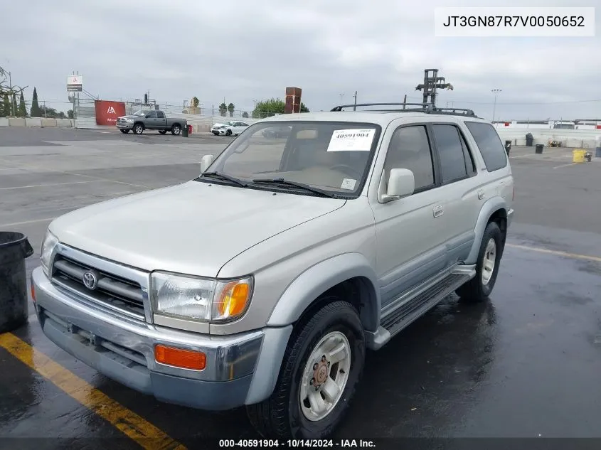 1997 Toyota 4Runner Sr5 V6 Limited VIN: JT3GN87R7V0050652 Lot: 40591904