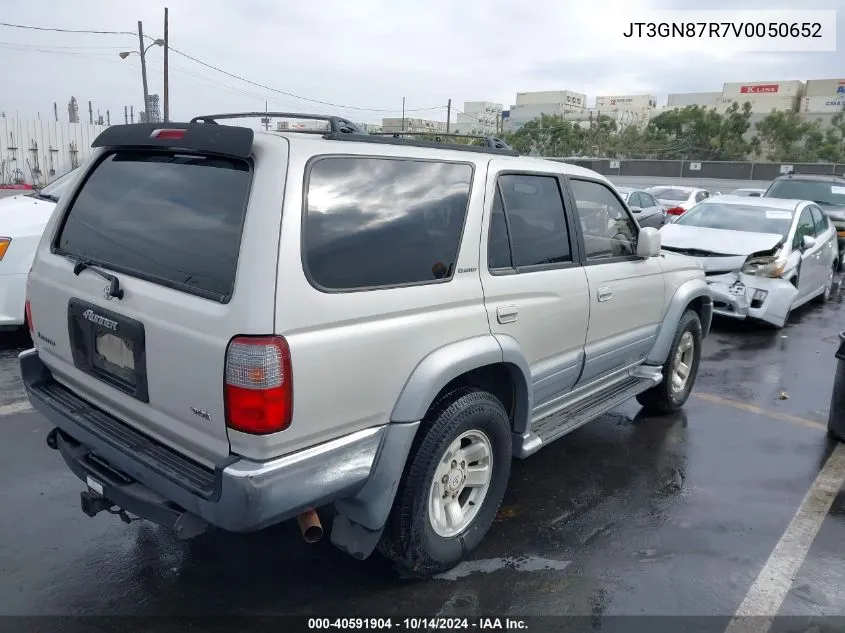 1997 Toyota 4Runner Sr5 V6 Limited VIN: JT3GN87R7V0050652 Lot: 40591904