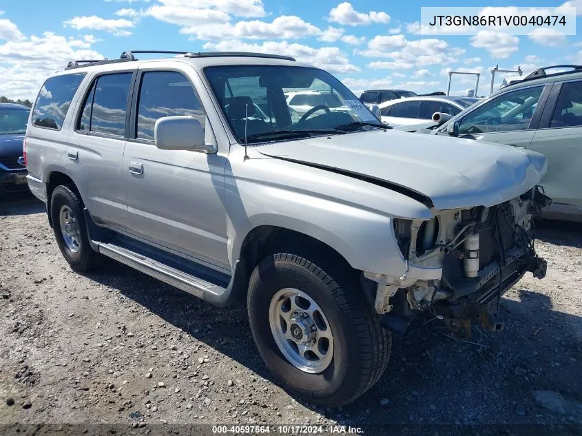 1997 Toyota 4Runner Sr5 V6 VIN: JT3GN86R1V0040474 Lot: 40597564