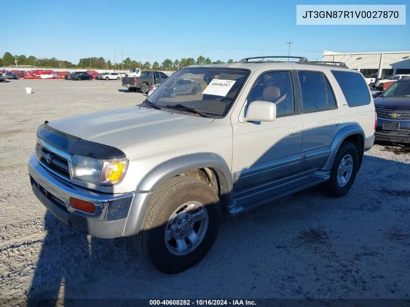 1997 Toyota 4Runner Sr5 V6 Limited VIN: JT3GN87R1V0027870 Lot: 40608282