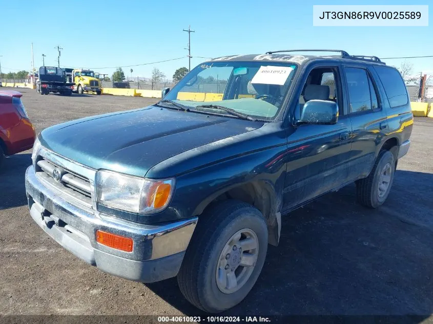 1997 Toyota 4Runner Sr5 V6 VIN: JT3GN86R9V0025589 Lot: 40610923