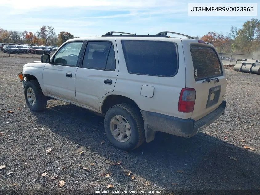 1997 Toyota 4Runner VIN: JT3HM84R9V0023965 Lot: 40706346