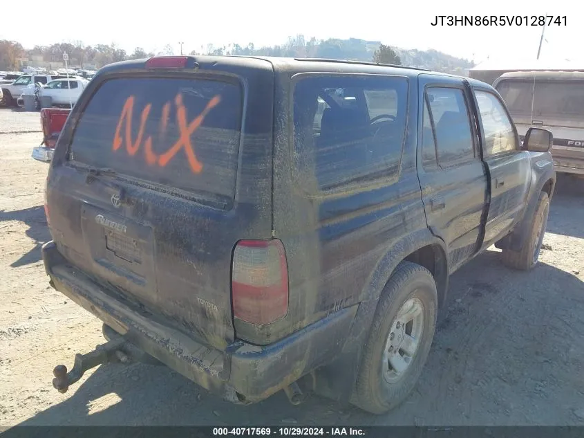 1997 Toyota 4Runner Sr5 V6 VIN: JT3HN86R5V0128741 Lot: 40717569