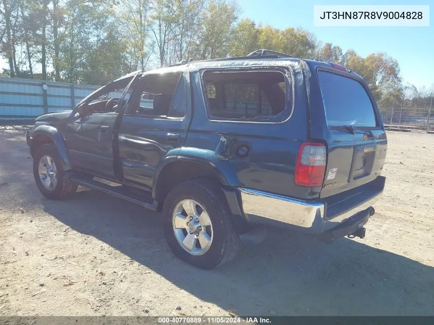 1997 Toyota 4Runner Sr5 V6 Limited VIN: JT3HN87R8V9004828 Lot: 40770889