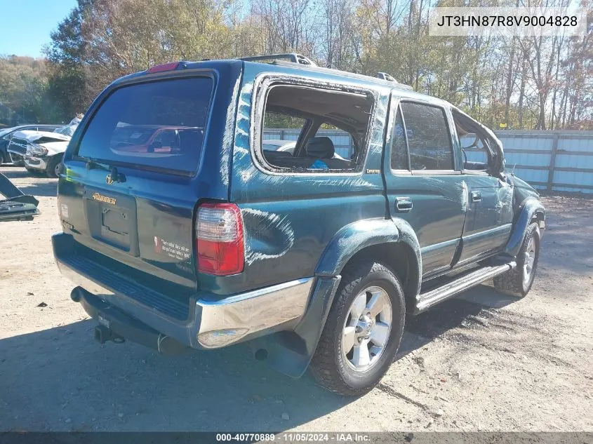 1997 Toyota 4Runner Sr5 V6 Limited VIN: JT3HN87R8V9004828 Lot: 40770889