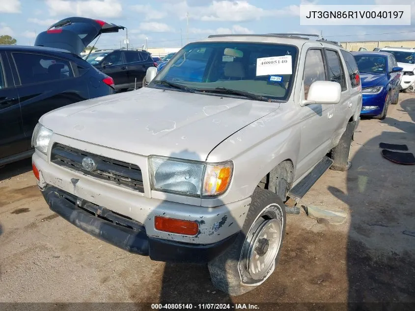 1997 Toyota 4Runner Sr5 V6 VIN: JT3GN86R1V0040197 Lot: 40805140