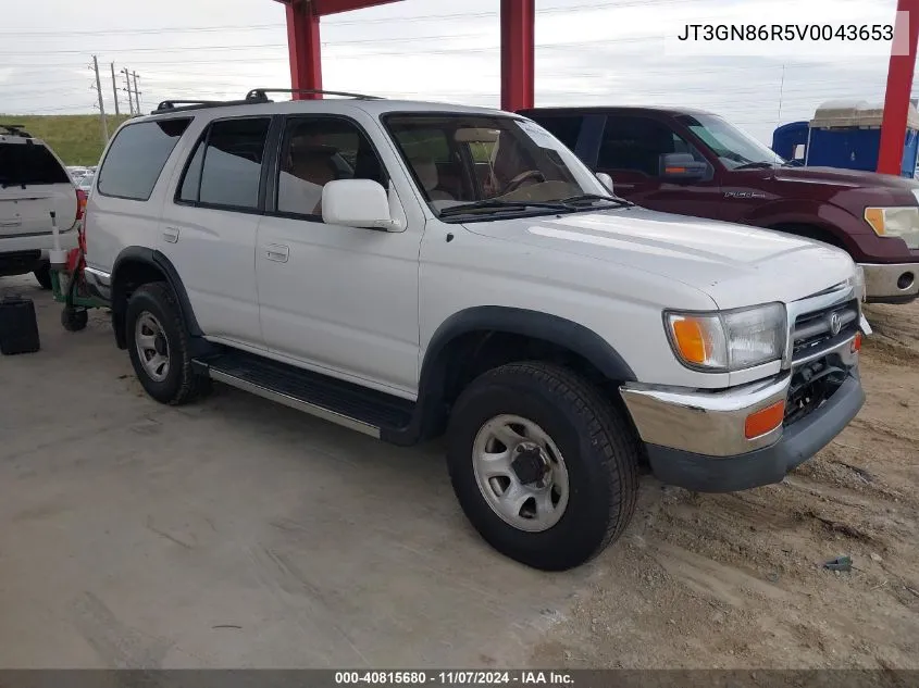 1997 Toyota 4Runner Sr5 V6 VIN: JT3GN86R5V0043653 Lot: 40815680