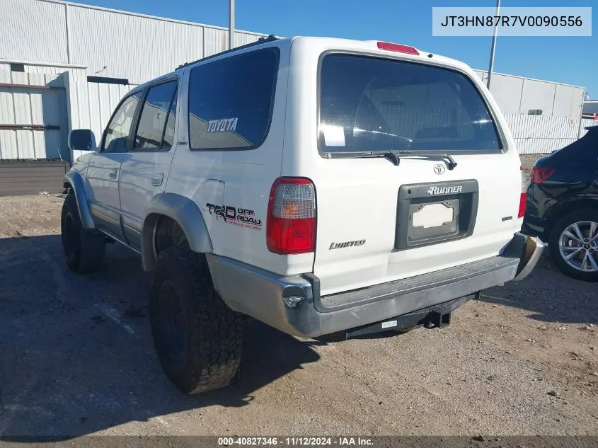 1997 Toyota 4Runner Sr5 V6 Limited VIN: JT3HN87R7V0090556 Lot: 40827346