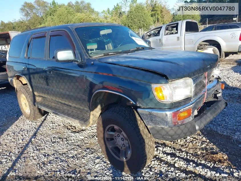 1997 Toyota 4Runner Sr5 V6 VIN: JT3GN86RXV0047780 Lot: 40829686