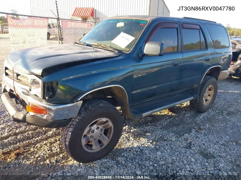 1997 Toyota 4Runner Sr5 V6 VIN: JT3GN86RXV0047780 Lot: 40829686