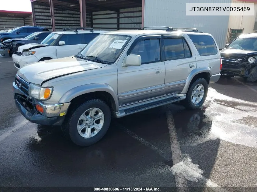 1997 Toyota 4Runner Sr5 V6 Limited VIN: JT3GN87R1V0025469 Lot: 40830606