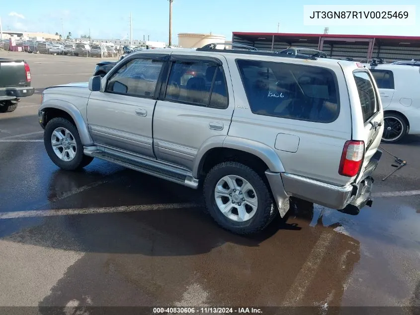 1997 Toyota 4Runner Sr5 V6 Limited VIN: JT3GN87R1V0025469 Lot: 40830606