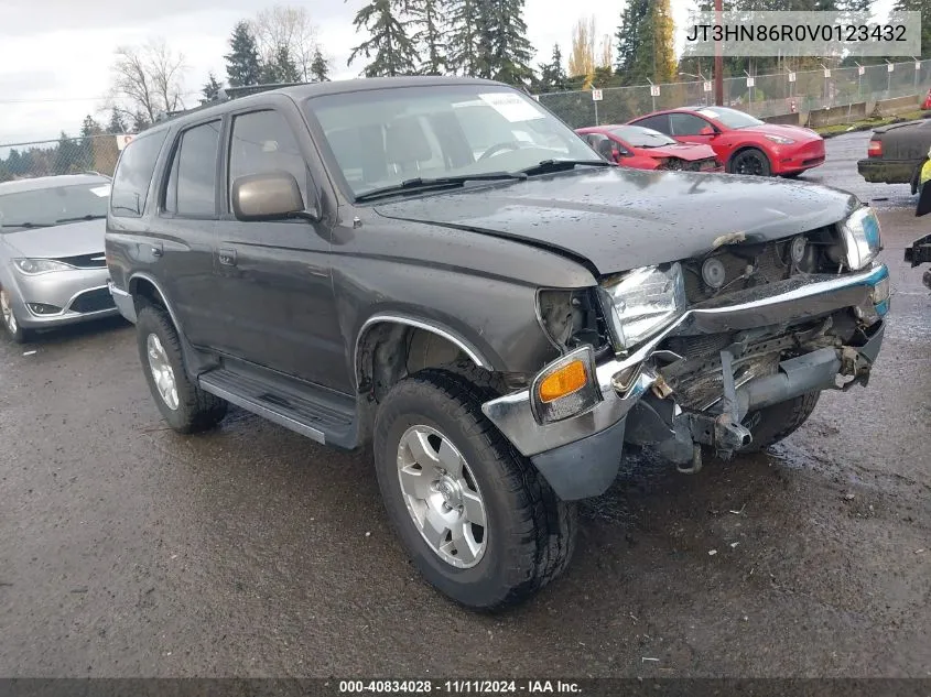 1997 Toyota 4Runner Sr5 V6 VIN: JT3HN86R0V0123432 Lot: 40834028