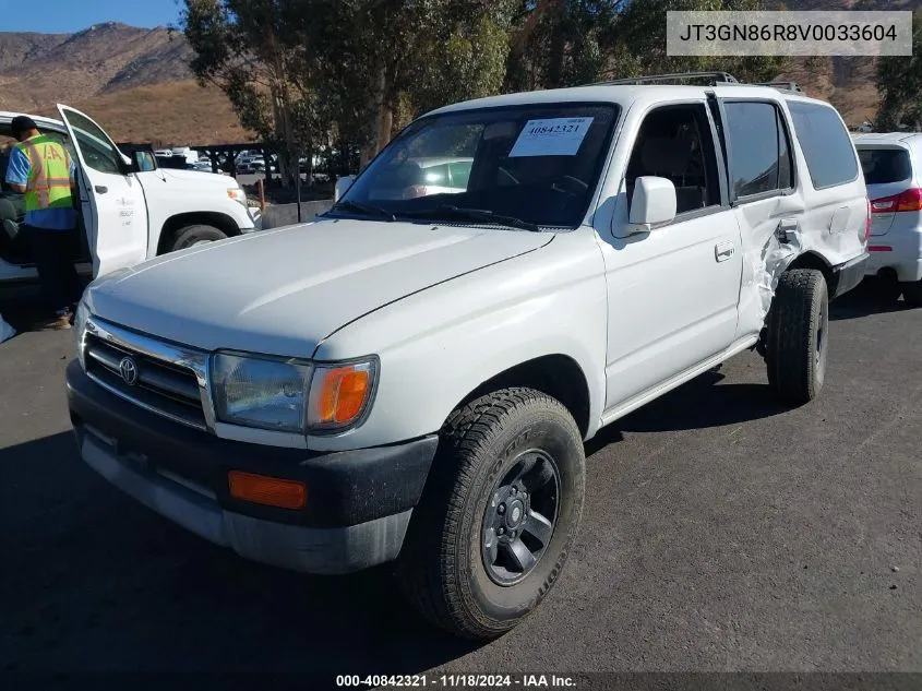 1997 Toyota 4Runner Sr5 V6 VIN: JT3GN86R8V0033604 Lot: 40842321