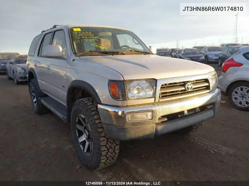 1998 Toyota 4Runner Sr5 VIN: JT3HN86R6W0174810 Lot: 12145558