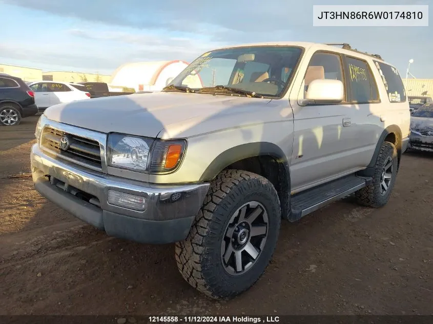 1998 Toyota 4Runner Sr5 VIN: JT3HN86R6W0174810 Lot: 12145558