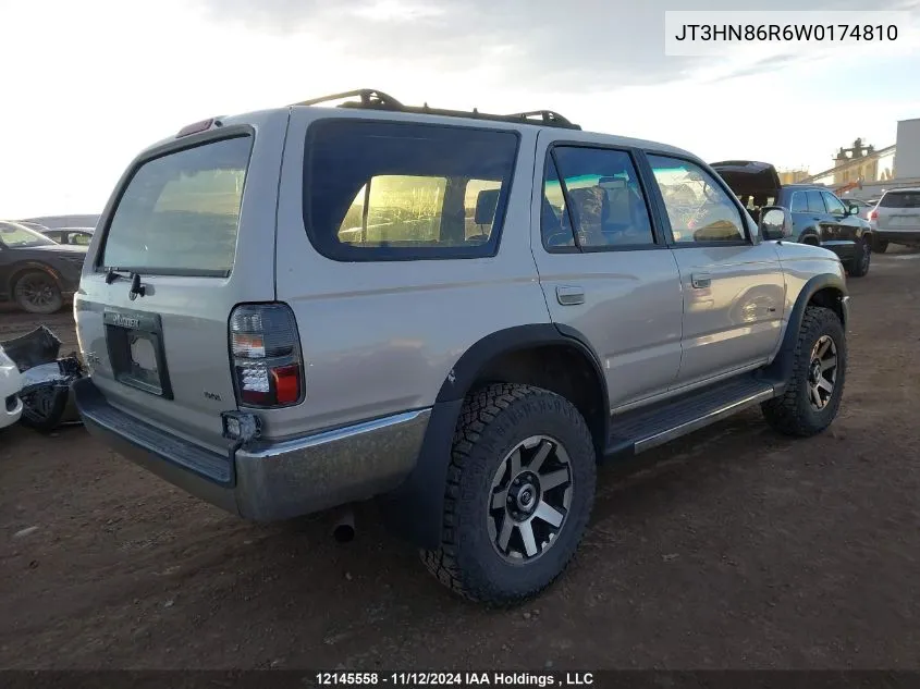 1998 Toyota 4Runner Sr5 VIN: JT3HN86R6W0174810 Lot: 12145558