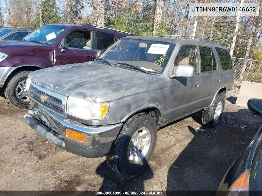 1998 Toyota 4Runner Sr5 V6 VIN: JT3HN86R6W0146652 Lot: 39581919