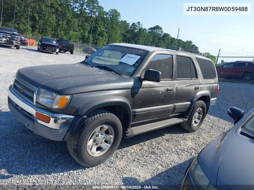 1998 Toyota 4Runner Sr5 V6 Limited VIN: JT3GN87R8W0059488 Lot: 39666611