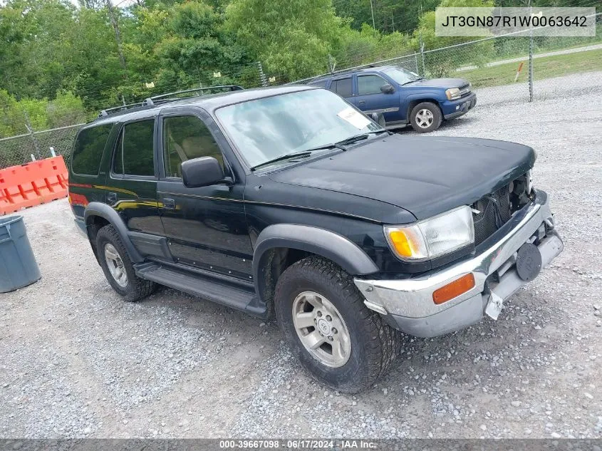 1998 Toyota 4Runner Sr5 V6 Limited VIN: JT3GN87R1W0063642 Lot: 39667098