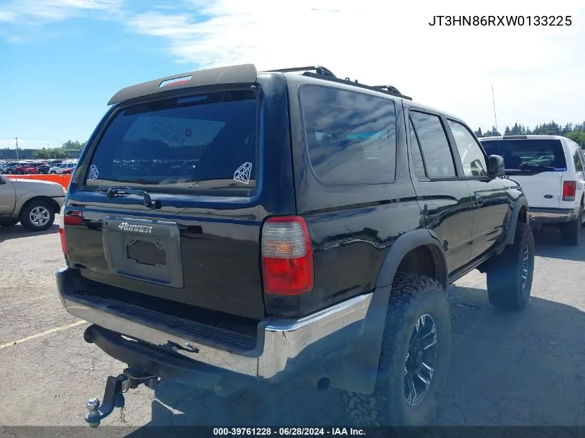 1998 Toyota 4Runner Sr5 V6 VIN: JT3HN86RXW0133225 Lot: 39761228