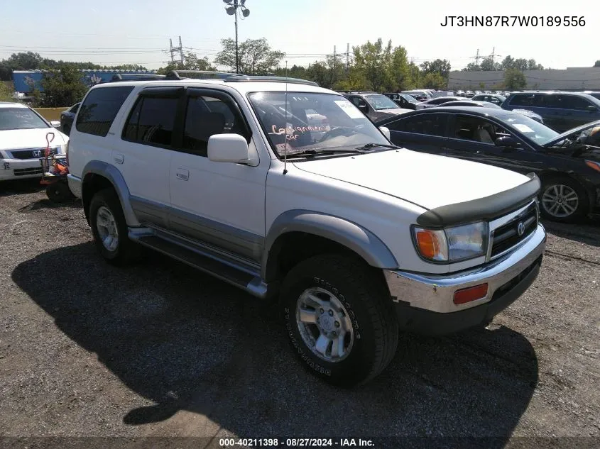 1998 Toyota 4Runner Sr5 V6 Limited VIN: JT3HN87R7W0189556 Lot: 40731047