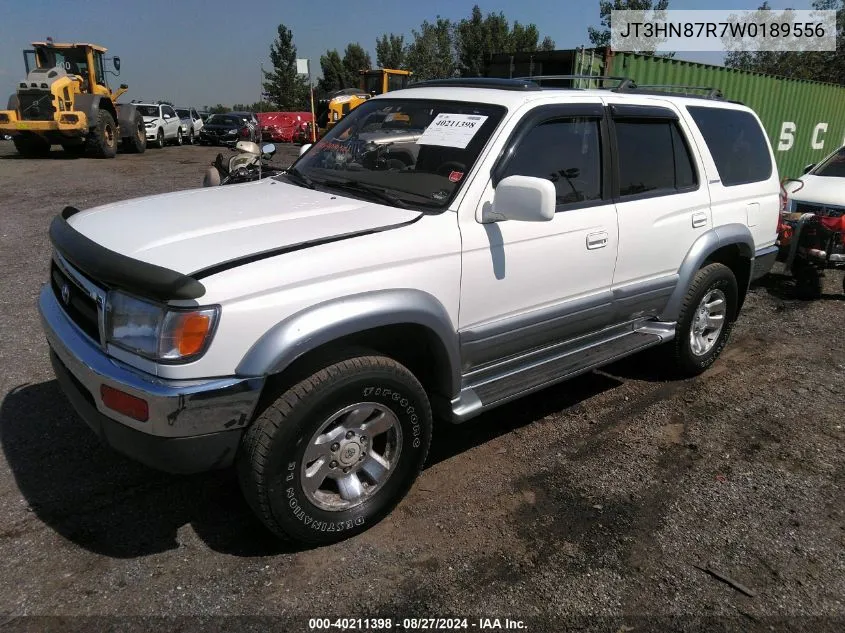 1998 Toyota 4Runner Sr5 V6 Limited VIN: JT3HN87R7W0189556 Lot: 40731047