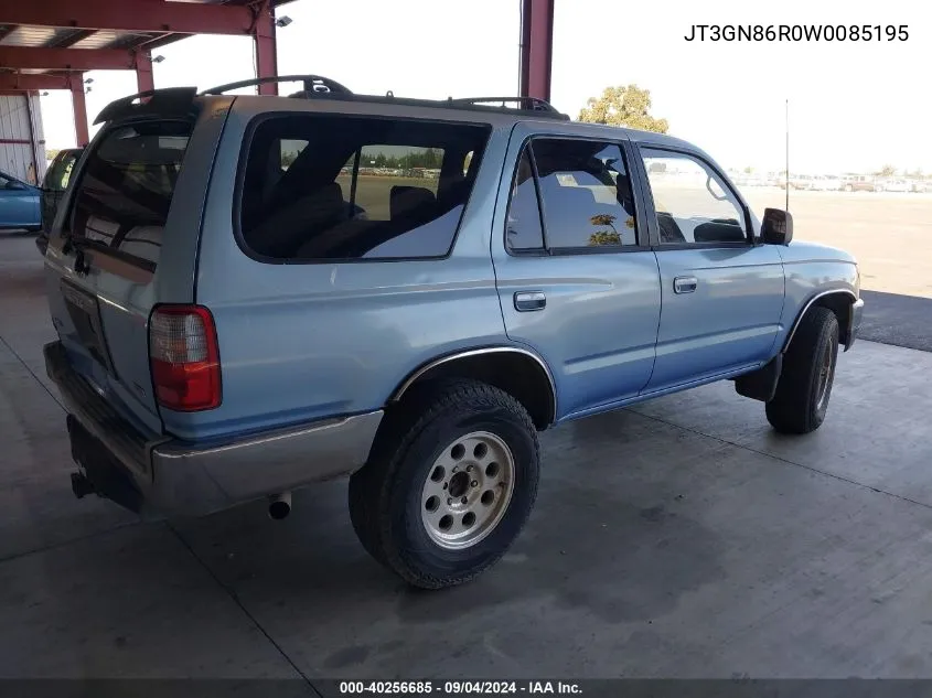 1998 Toyota 4Runner Sr5 V6 VIN: JT3GN86R0W0085195 Lot: 40256685