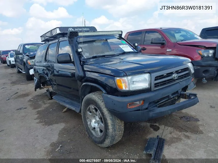 1998 Toyota 4Runner Sr5 VIN: JT3HN86R3W0181391 Lot: 40275507